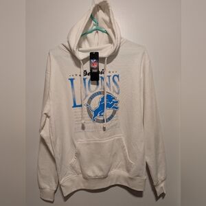 NFL Team Lions White Hoodie Brand New with tag from NFL Size SP